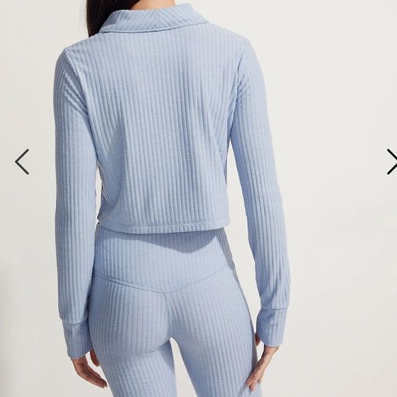 COPY - MWL Brushed Rib Cropped Cardigan Sweater XXS madewell NWT - Picture 3 of 7